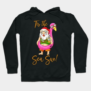 Tis the Sea-Sun Christmas in July 3 Hoodie